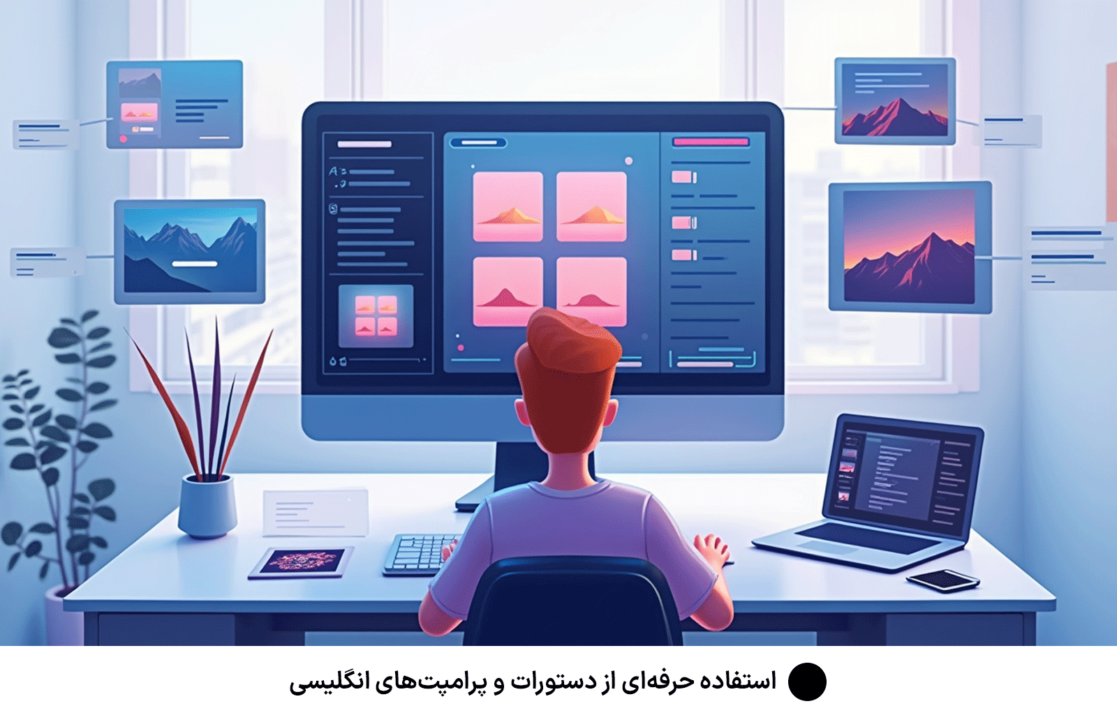 استفاده حرفه‌ای از دستورات و پرامپت‌های انگلیسی