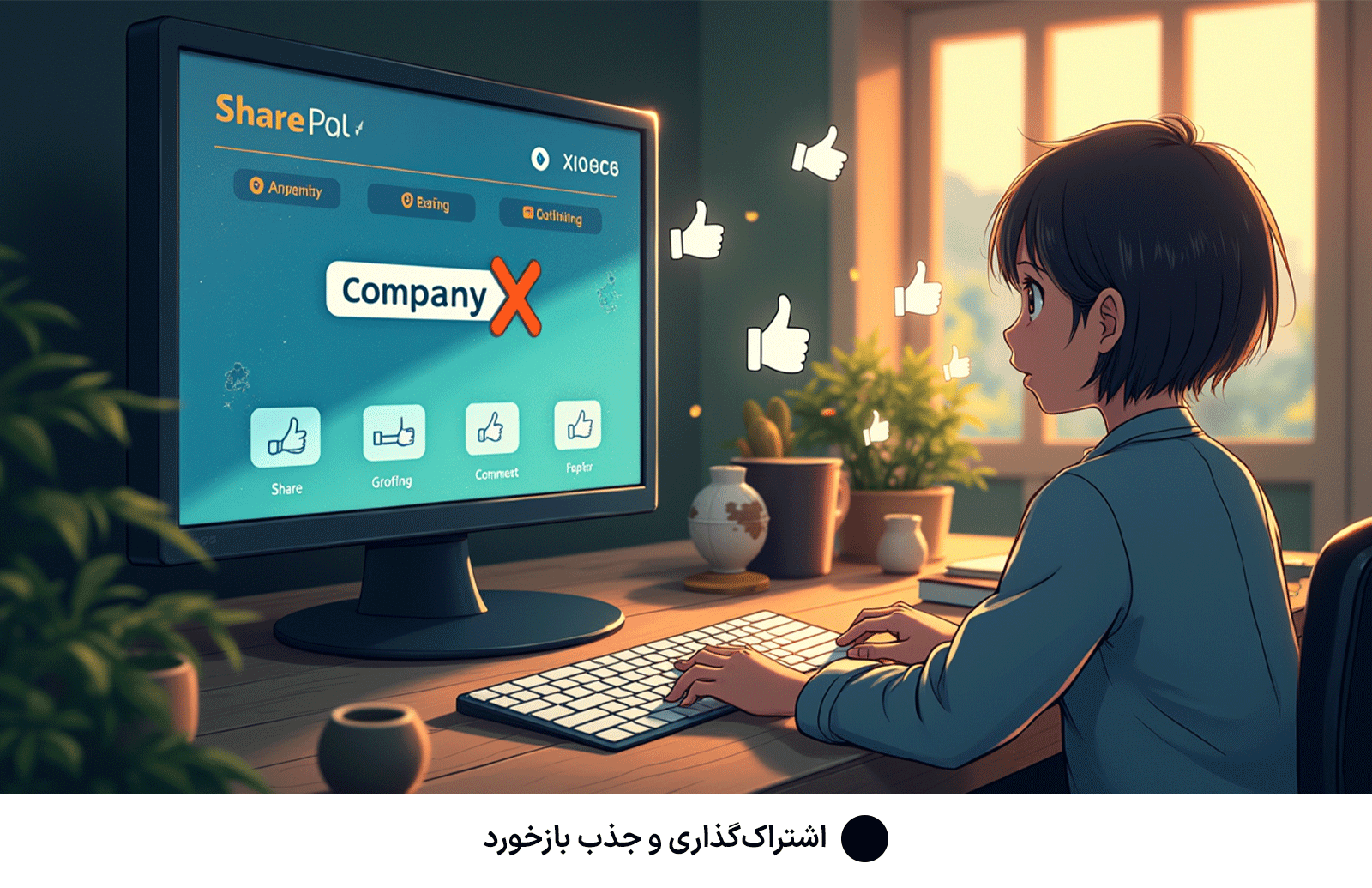 اشتراک‌گذاری و جذب بازخورد
