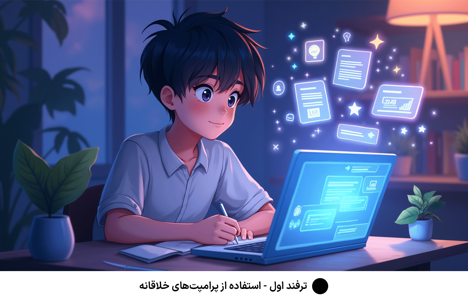 ترفند اول - استفاده از پرامپت‌های خلاقانه