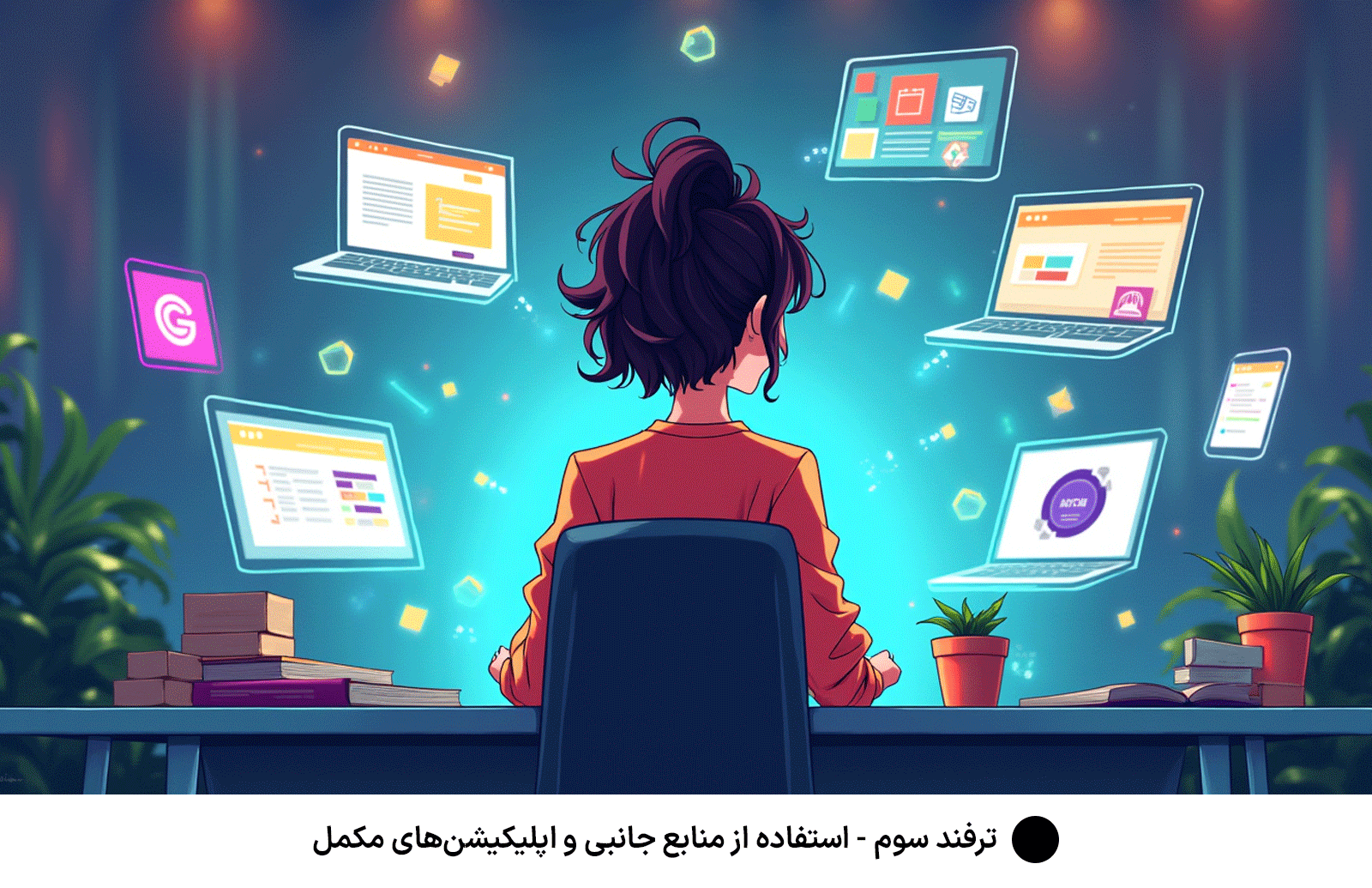 ترفند سوم - استفاده از منابع جانبی و اپلیکیشن‌های مکمل
