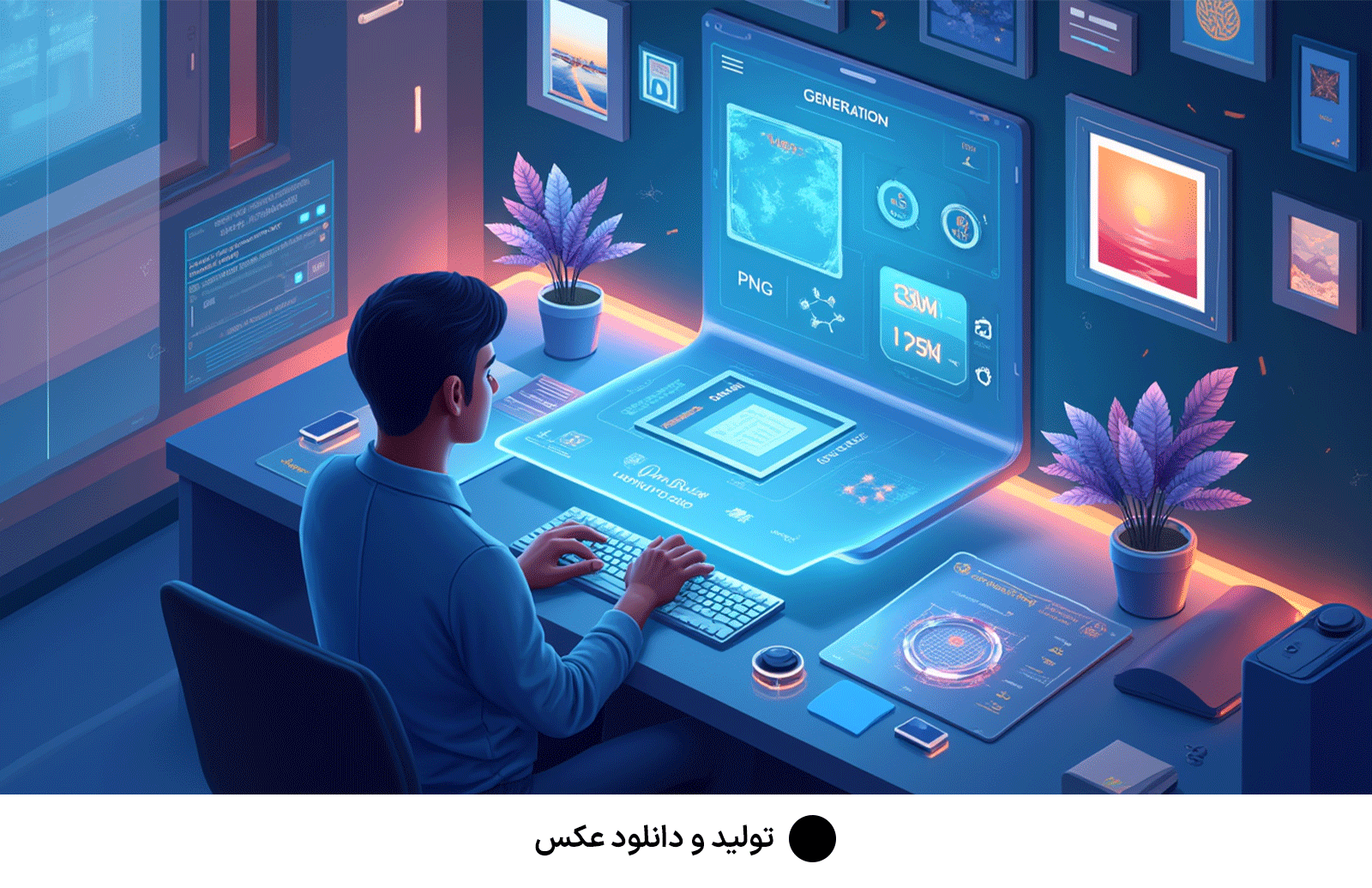 تولید و دانلود عکس