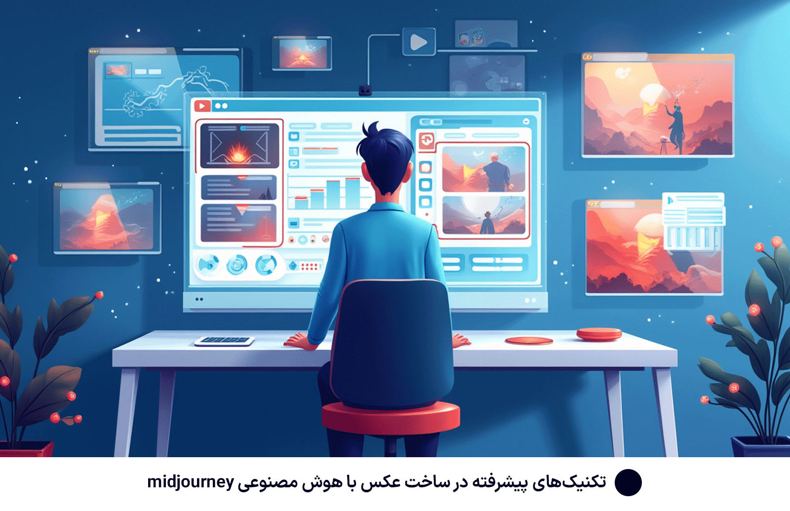 تکنیک‌های پیشرفته در ساخت عکس با هوش مصنوعی midjourney