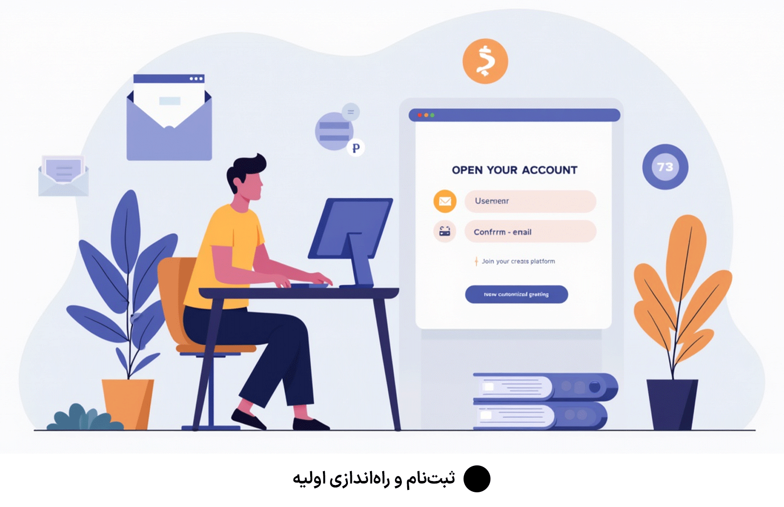 ثبت‌نام و راه‌اندازی اولیه
