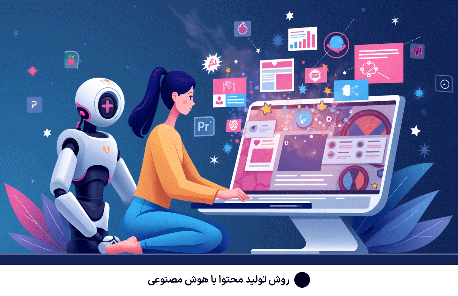روش تولید محتوا با هوش مصنوعی