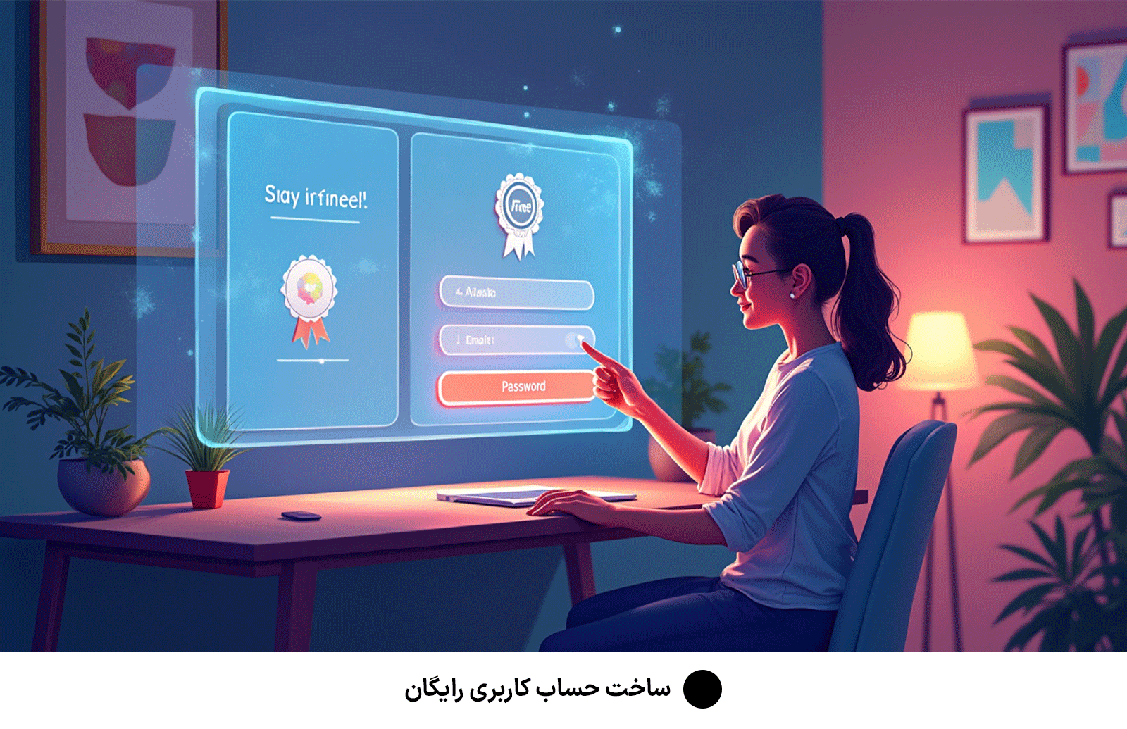 ساخت حساب کاربری رایگان