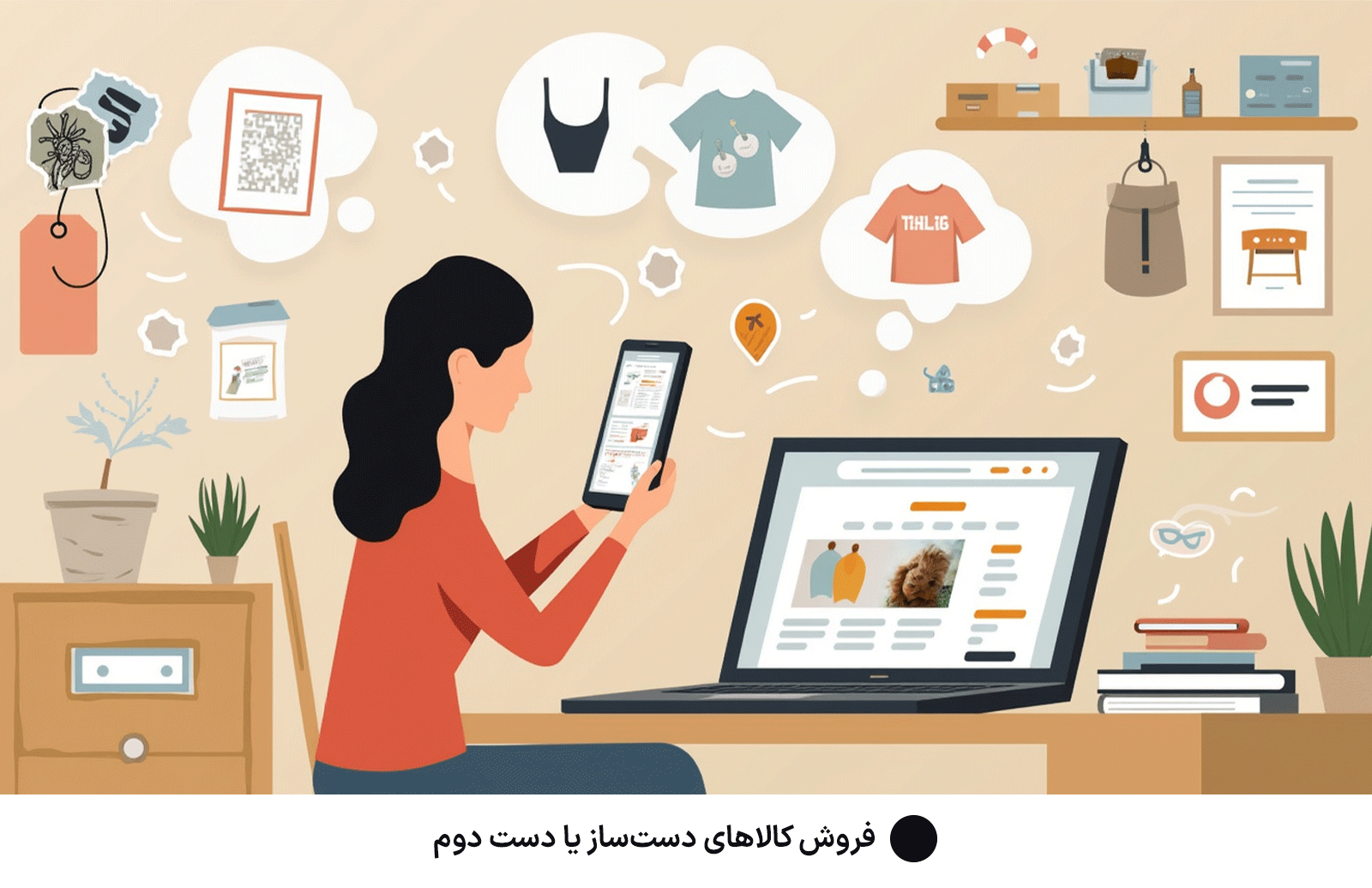 فروش کالاهای دست‌ساز یا دست دوم