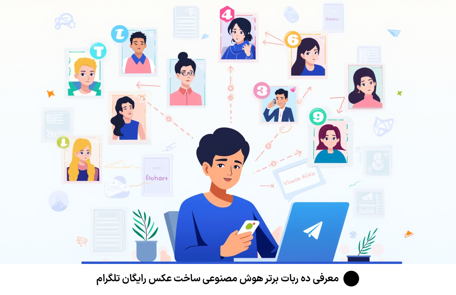 معرفی ده ربات برتر هوش مصنوعی ساخت عکس رایگان تلگرام