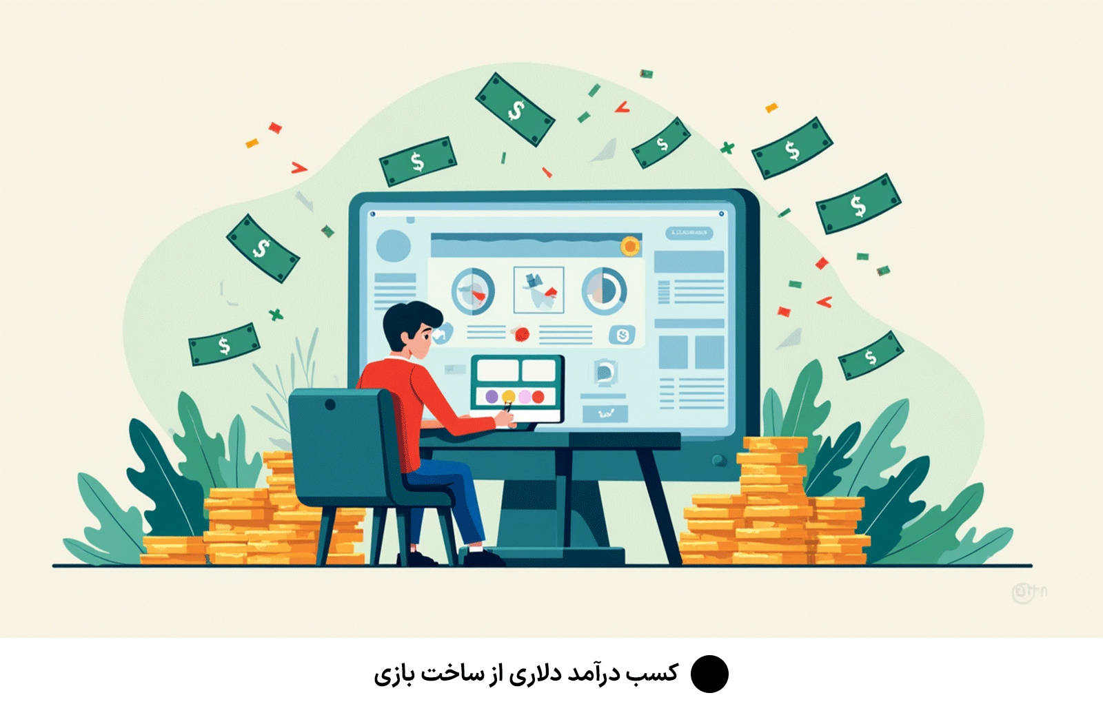 کسب درآمد دلاری از ساخت بازی