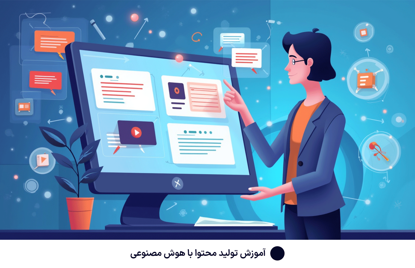 آموزش تولید محتوا با هوش مصنوعی