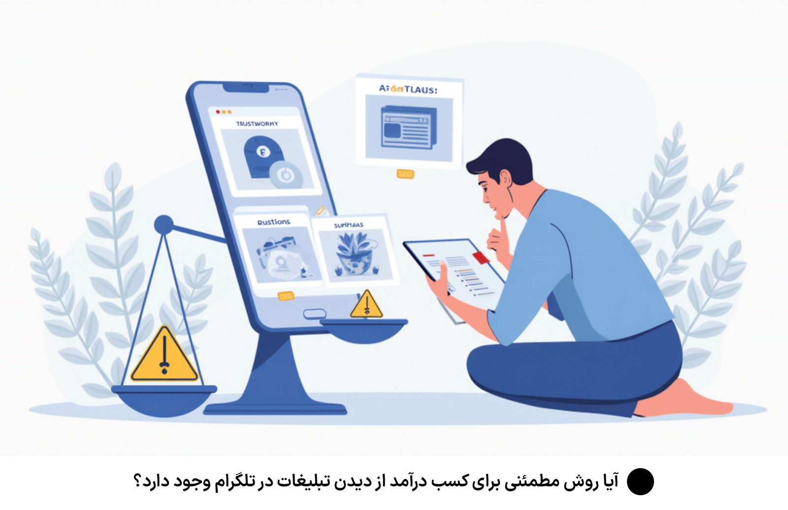 آیا روش مطمئنی برای کسب درآمد از دیدن تبلیغات در تلگرام وجود دارد؟