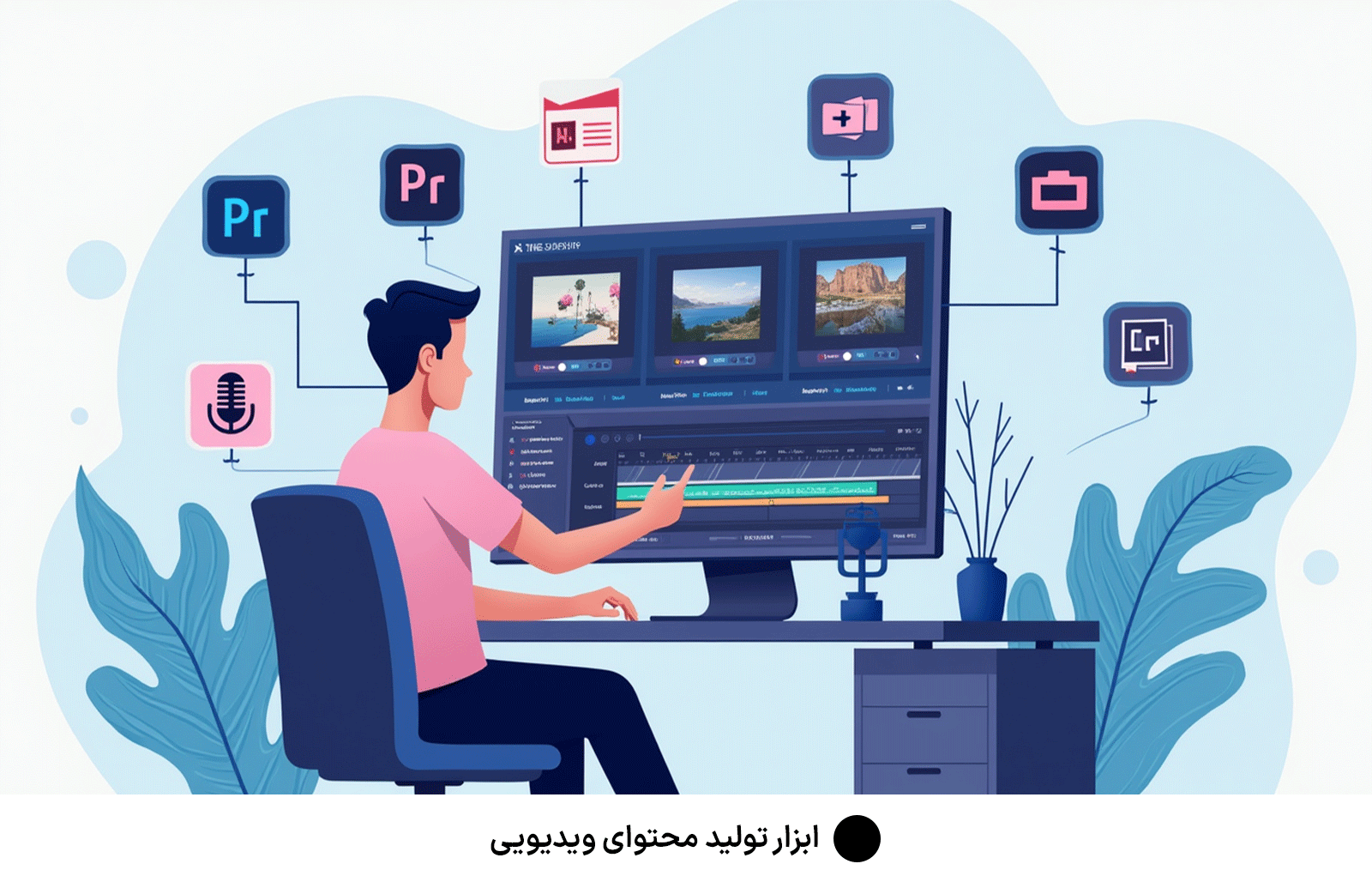 ابزار تولید محتوای ویدیویی