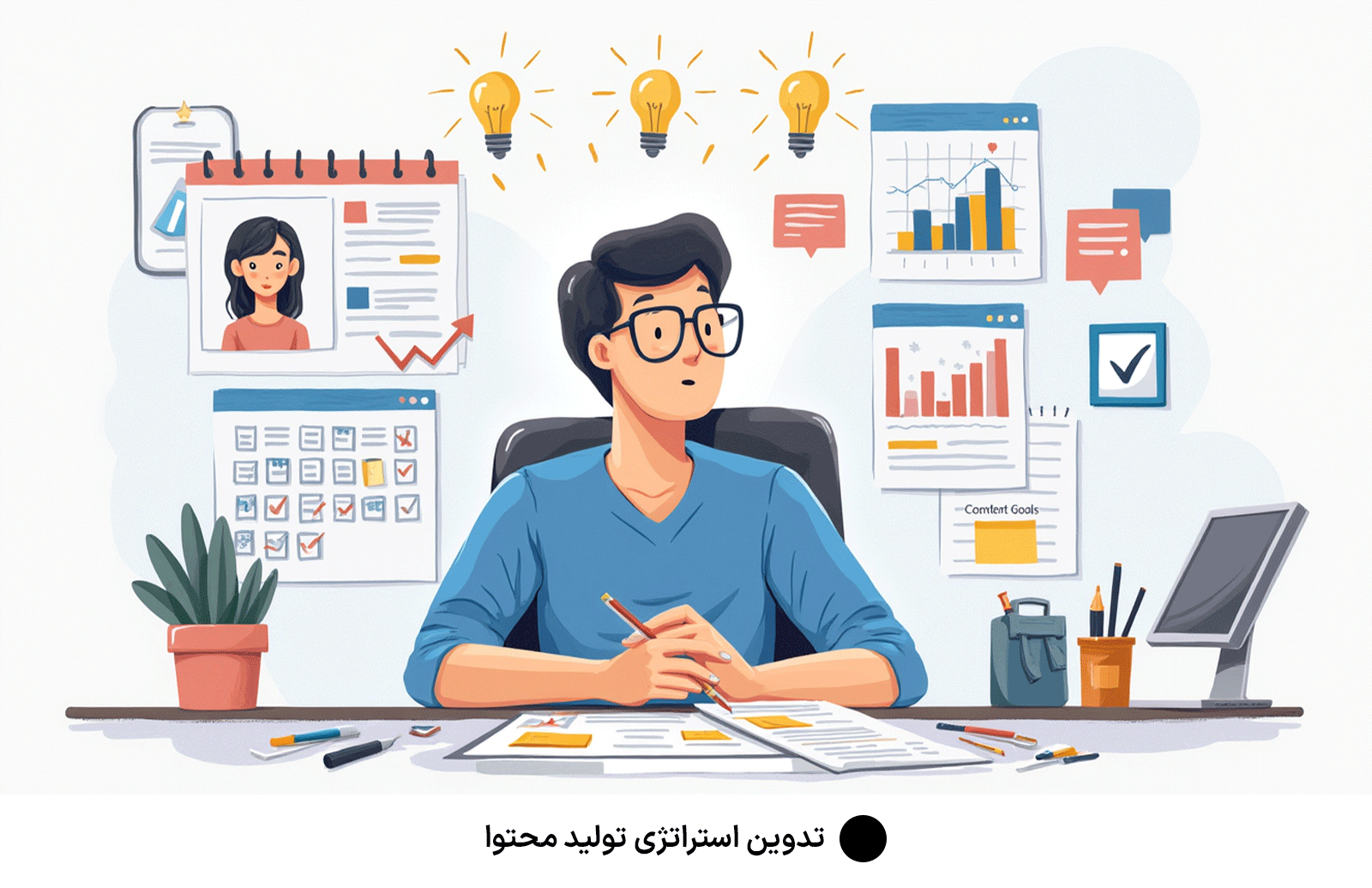 تدوین استراتژی تولید محتوا