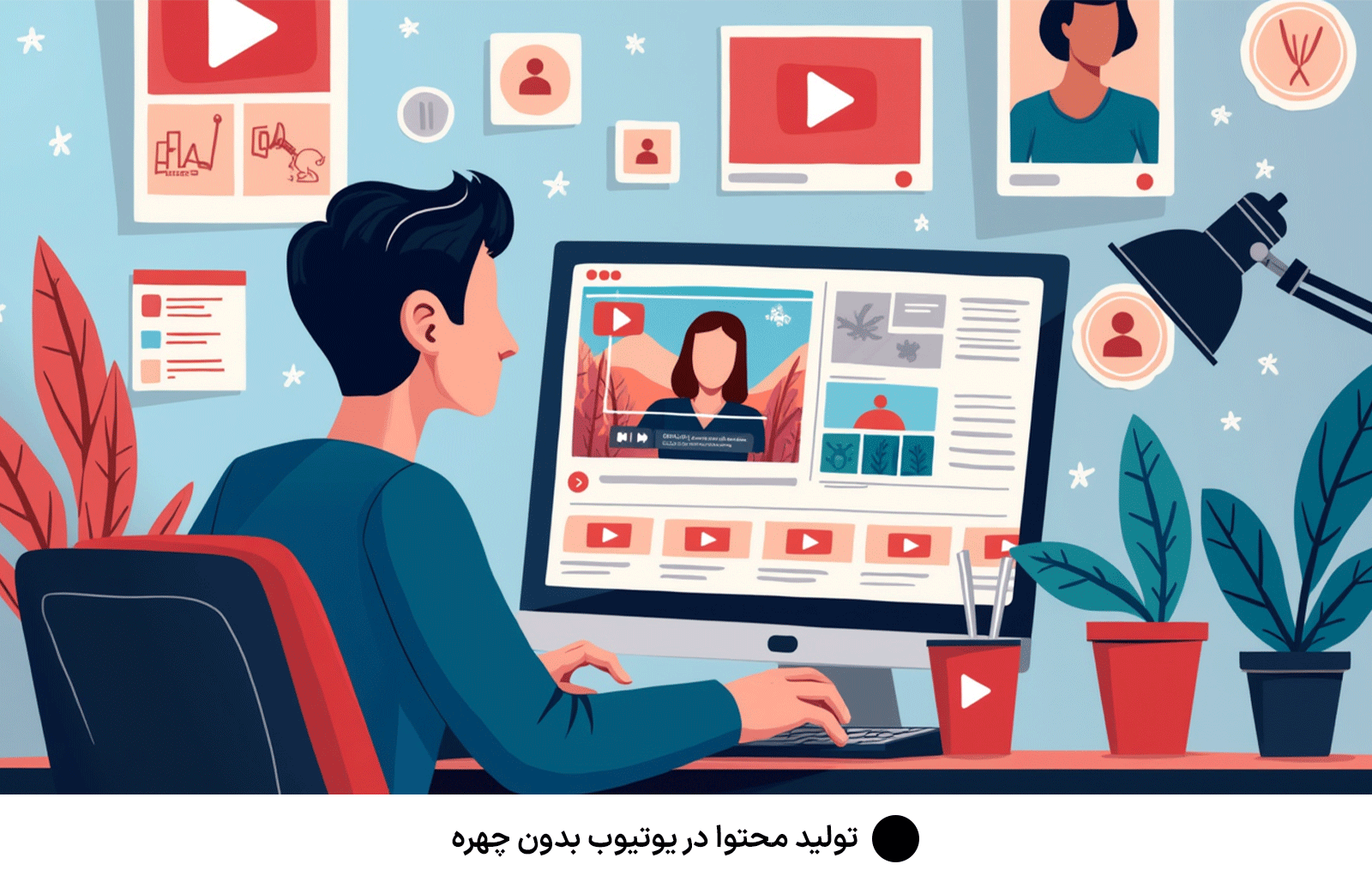تولید محتوا در یوتیوب بدون چهره