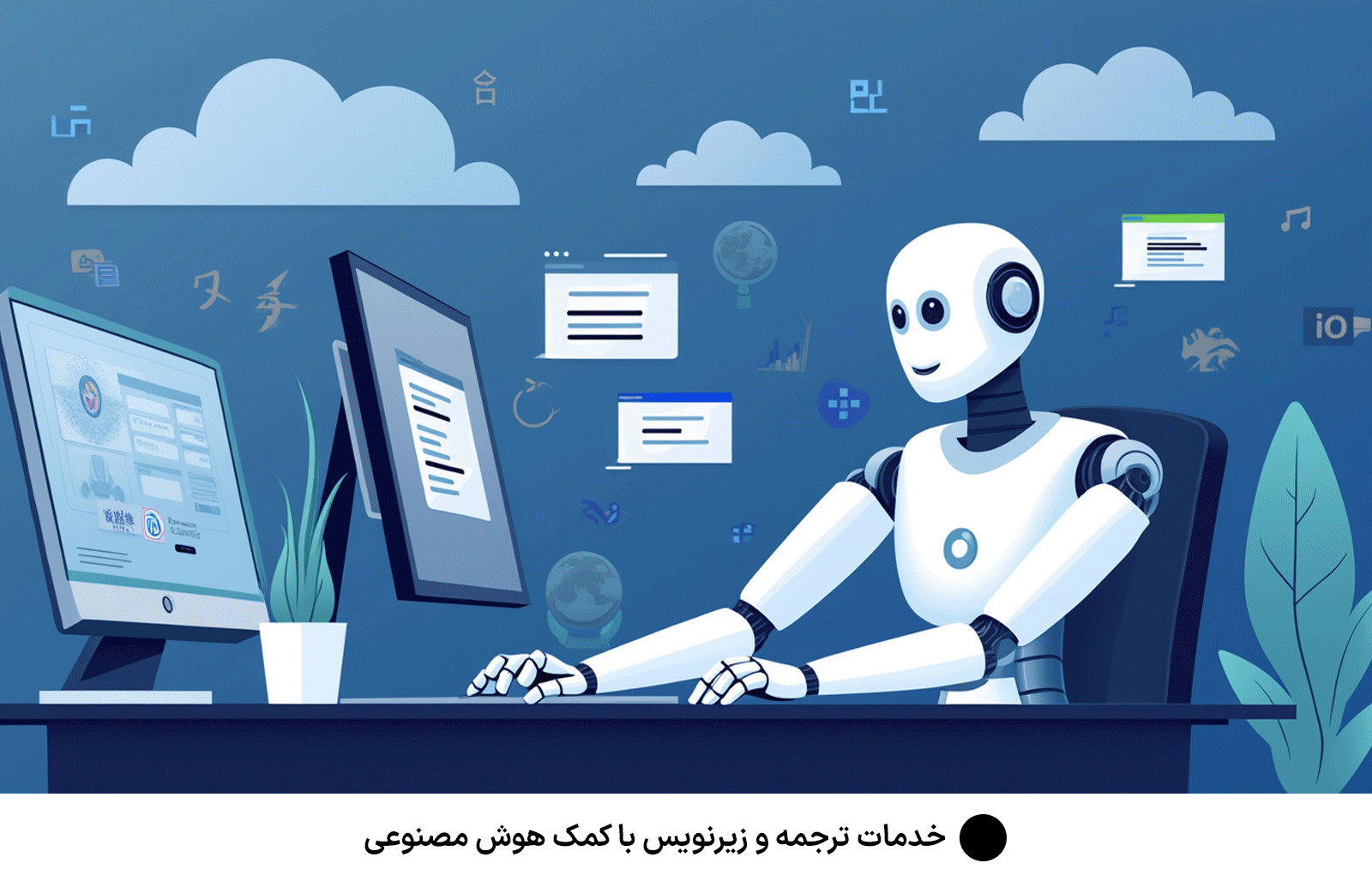 خدمات ترجمه و زیرنویس با کمک هوش مصنوعی
