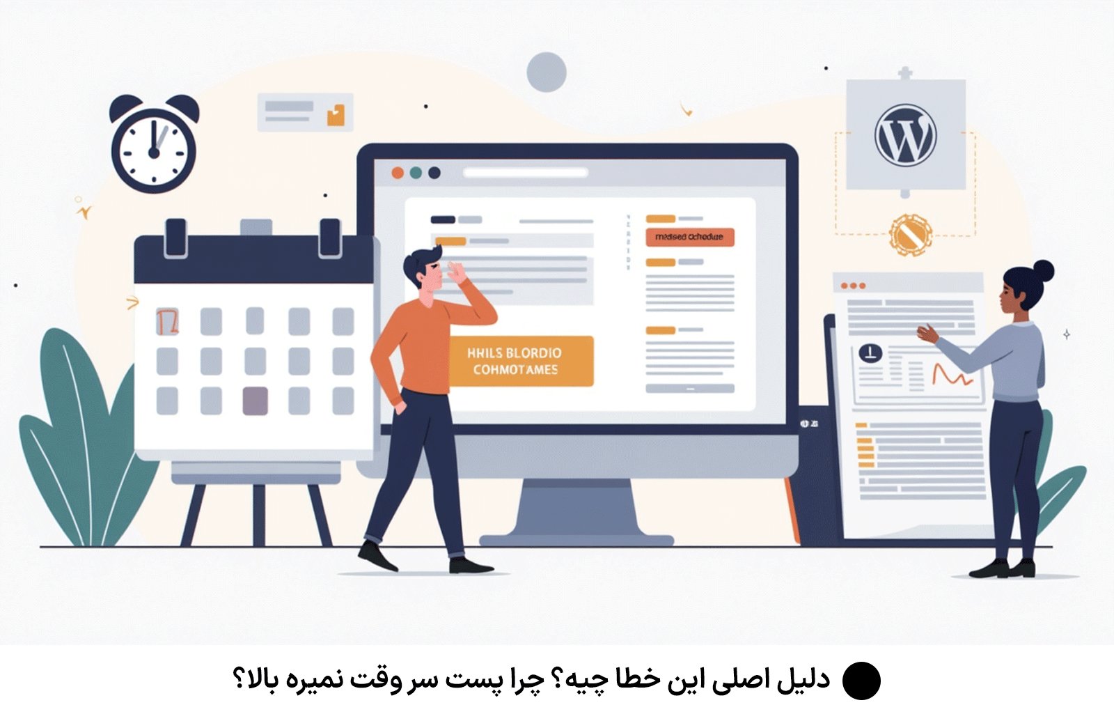 دلیل اصلی این خطا چیه؟ چرا پست سر وقت نمیره بالا؟