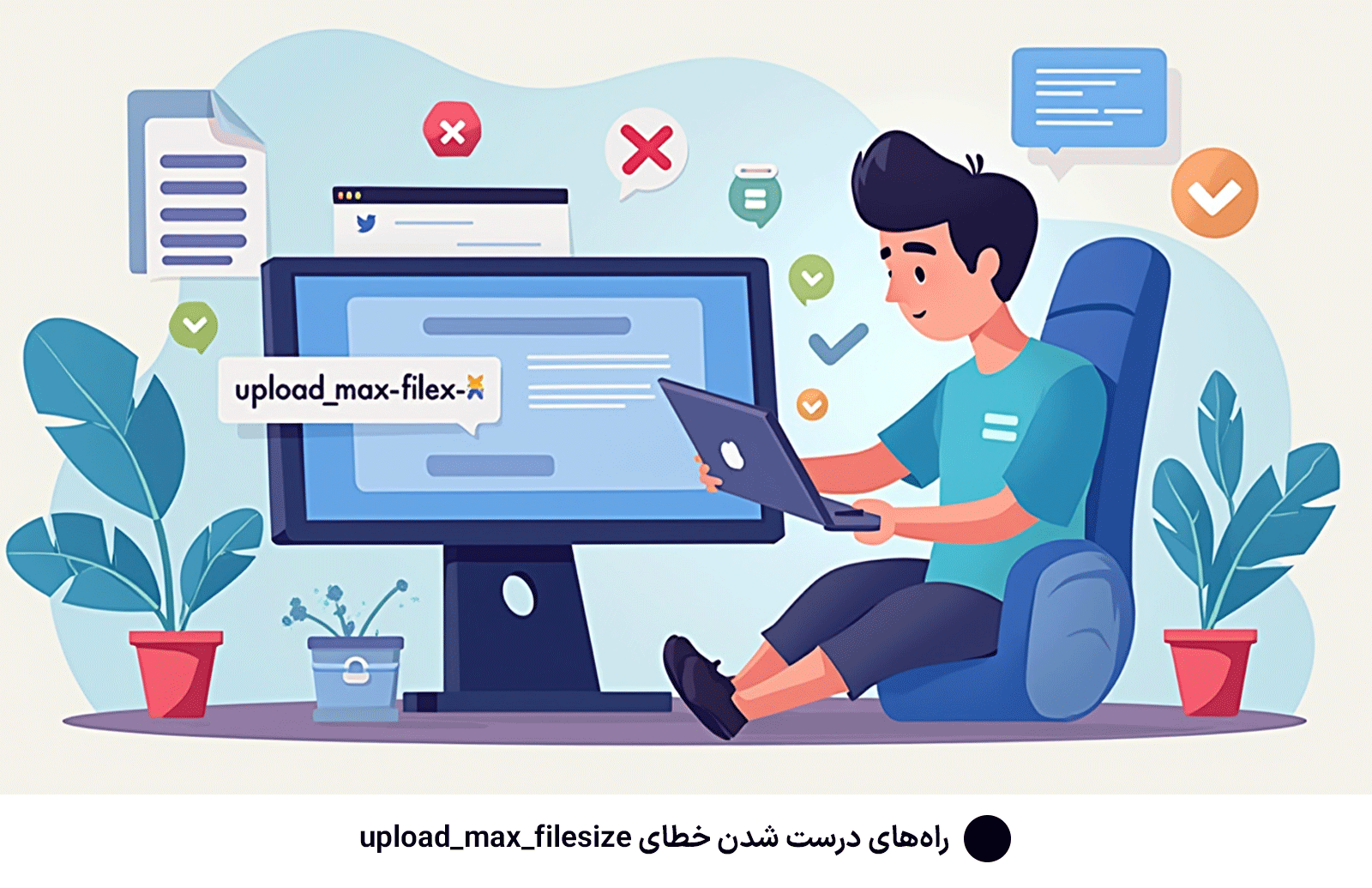 راه‌های درست شدن خطای upload_max_filesize