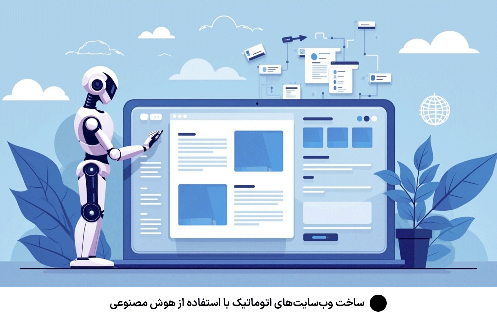 ساخت وب‌سایت‌های اتوماتیک با استفاده از هوش مصنوعی