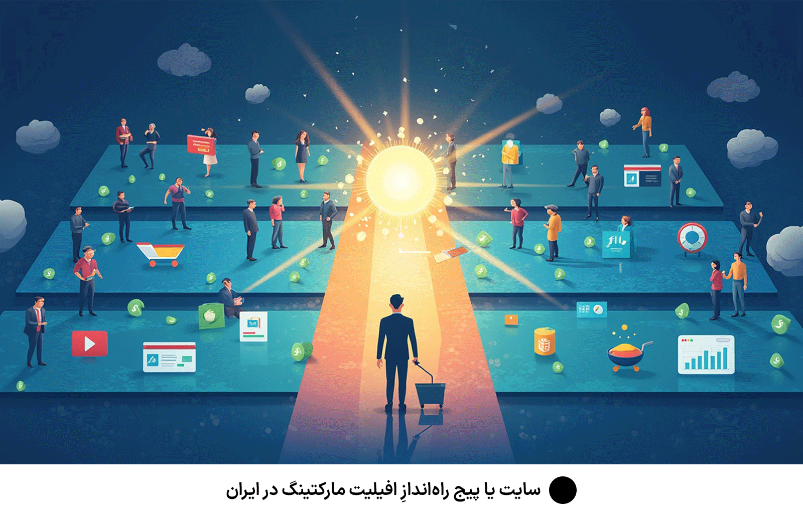 سایت یا پیج راه‌اندازِ افیلیت مارکتینگ در ایران