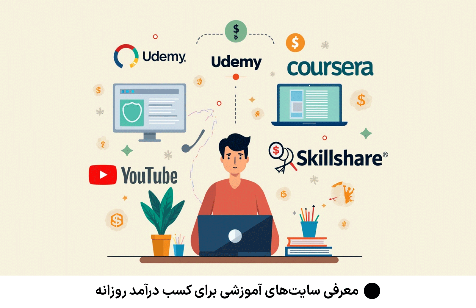 معرفی سایت‌های آموزشی برای کسب درآمد روزانه