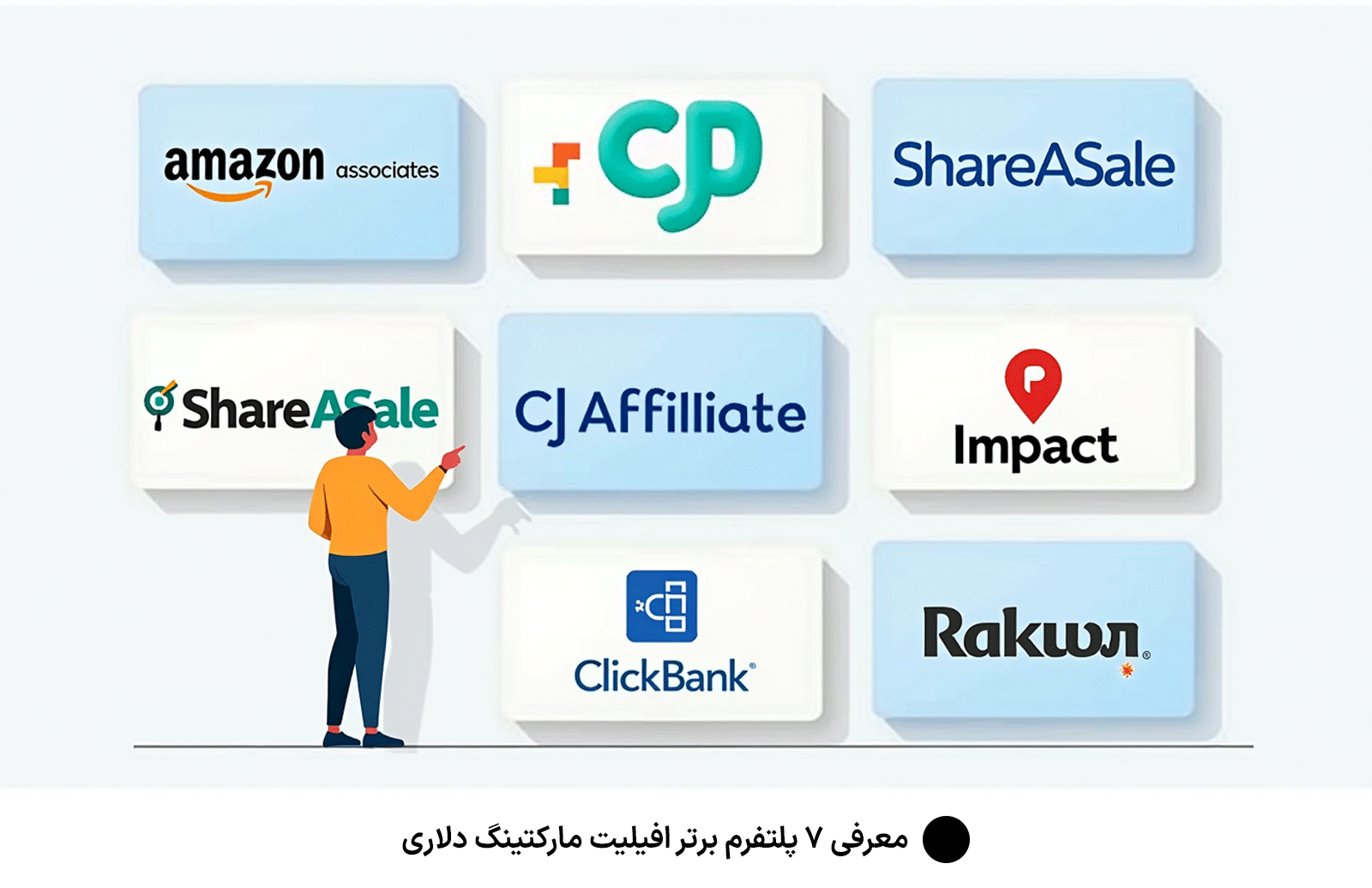 معرفی ۷ پلتفرم برتر افیلیت مارکتینگ دلاری