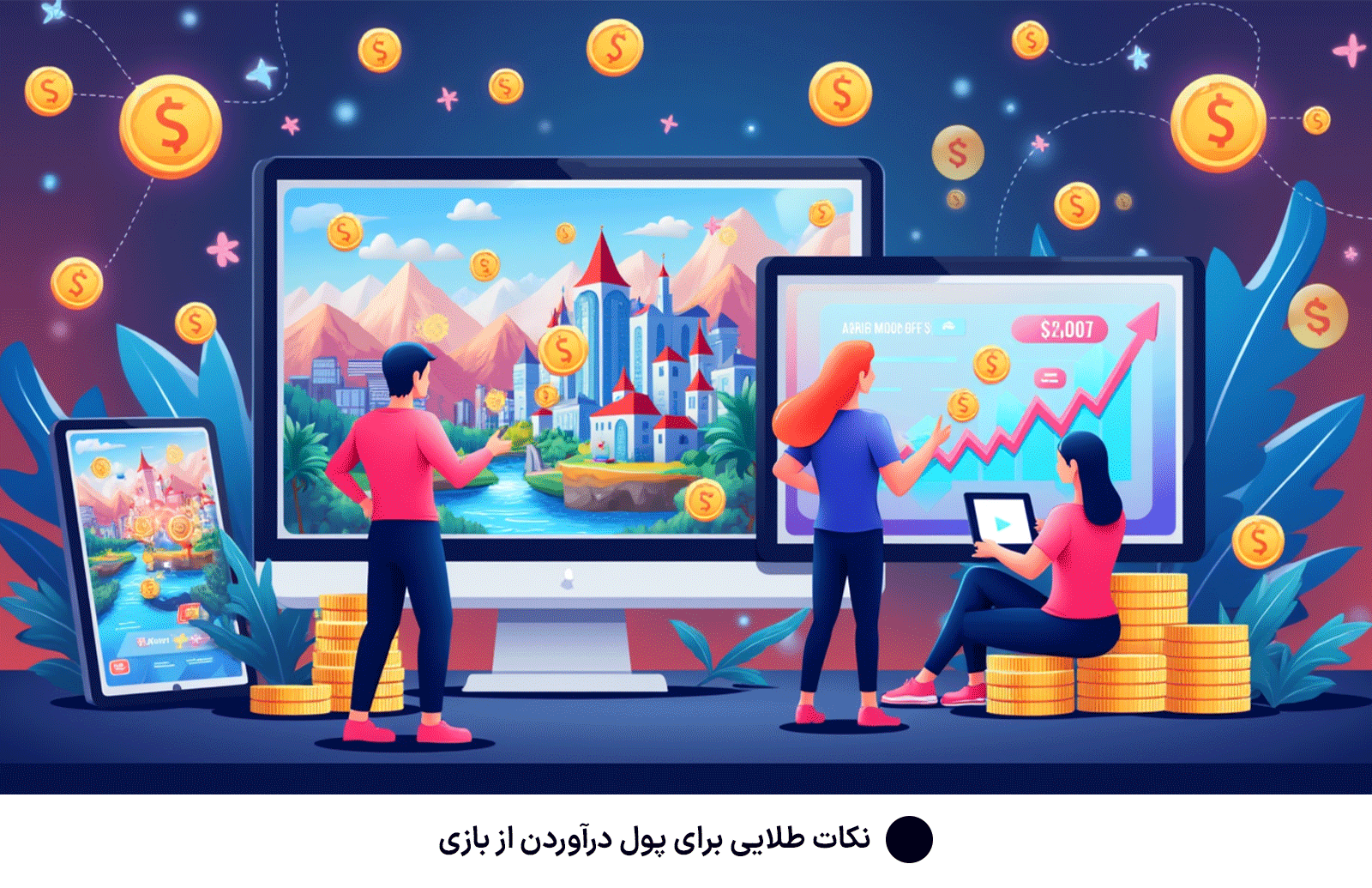 نکات طلایی برای پول درآوردن از بازی