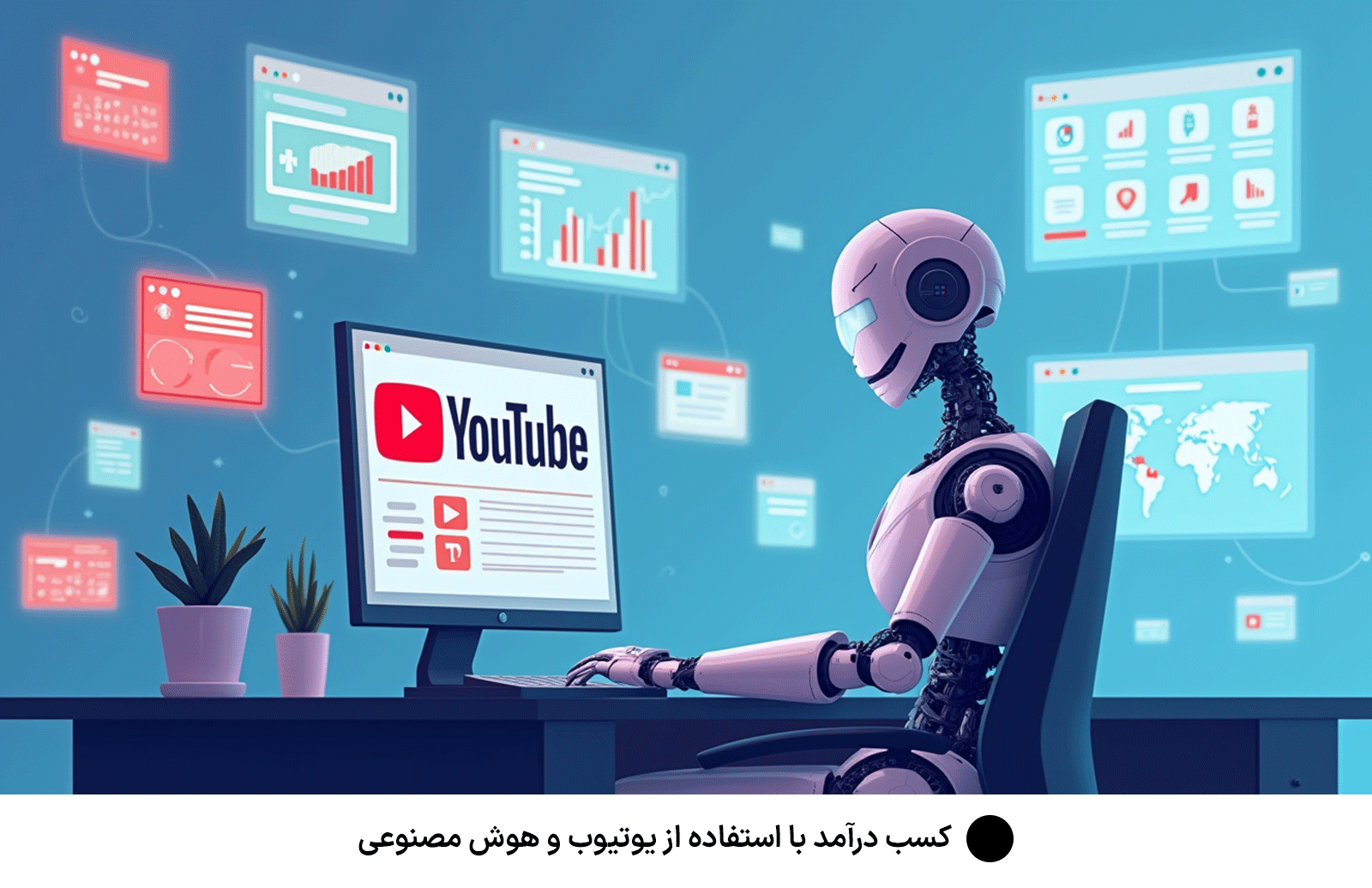 کسب درآمد با استفاده از یوتیوب و هوش مصنوعی