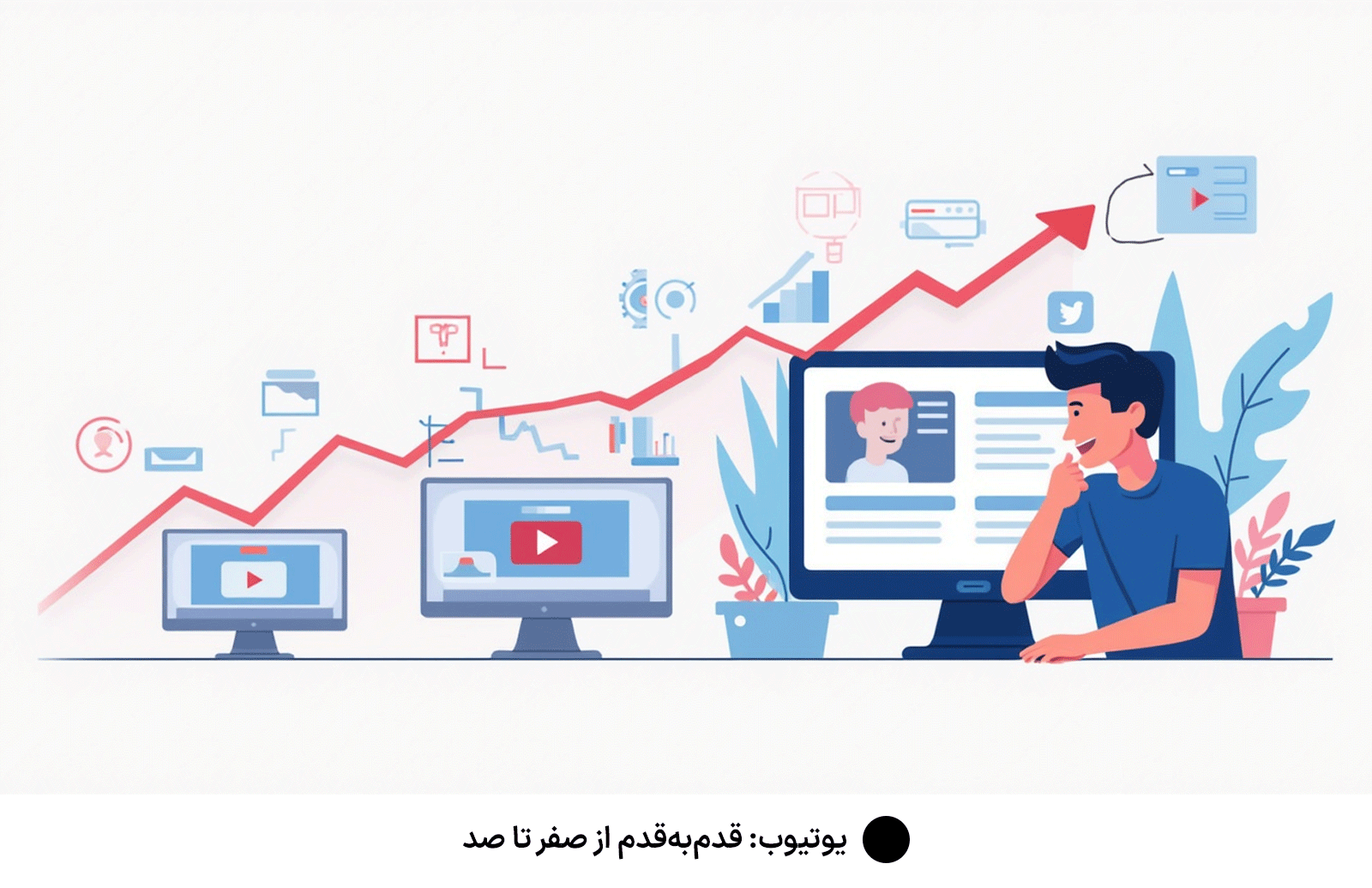 یوتیوب: قدم‌به‌قدم از صفر تا صد