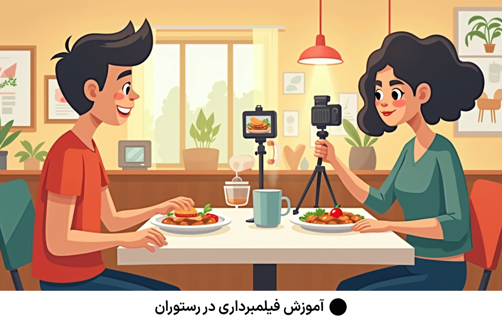 آموزش فیلمبرداری در رستوران