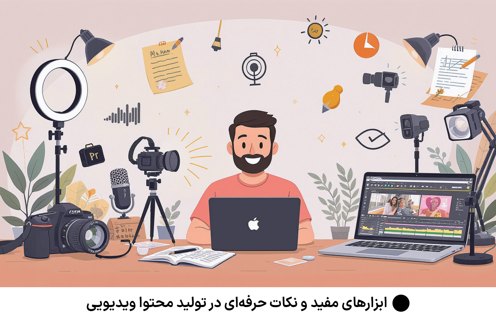 ابزارهای مفید و نکات حرفه‌ای در تولید محتوا ویدیویی