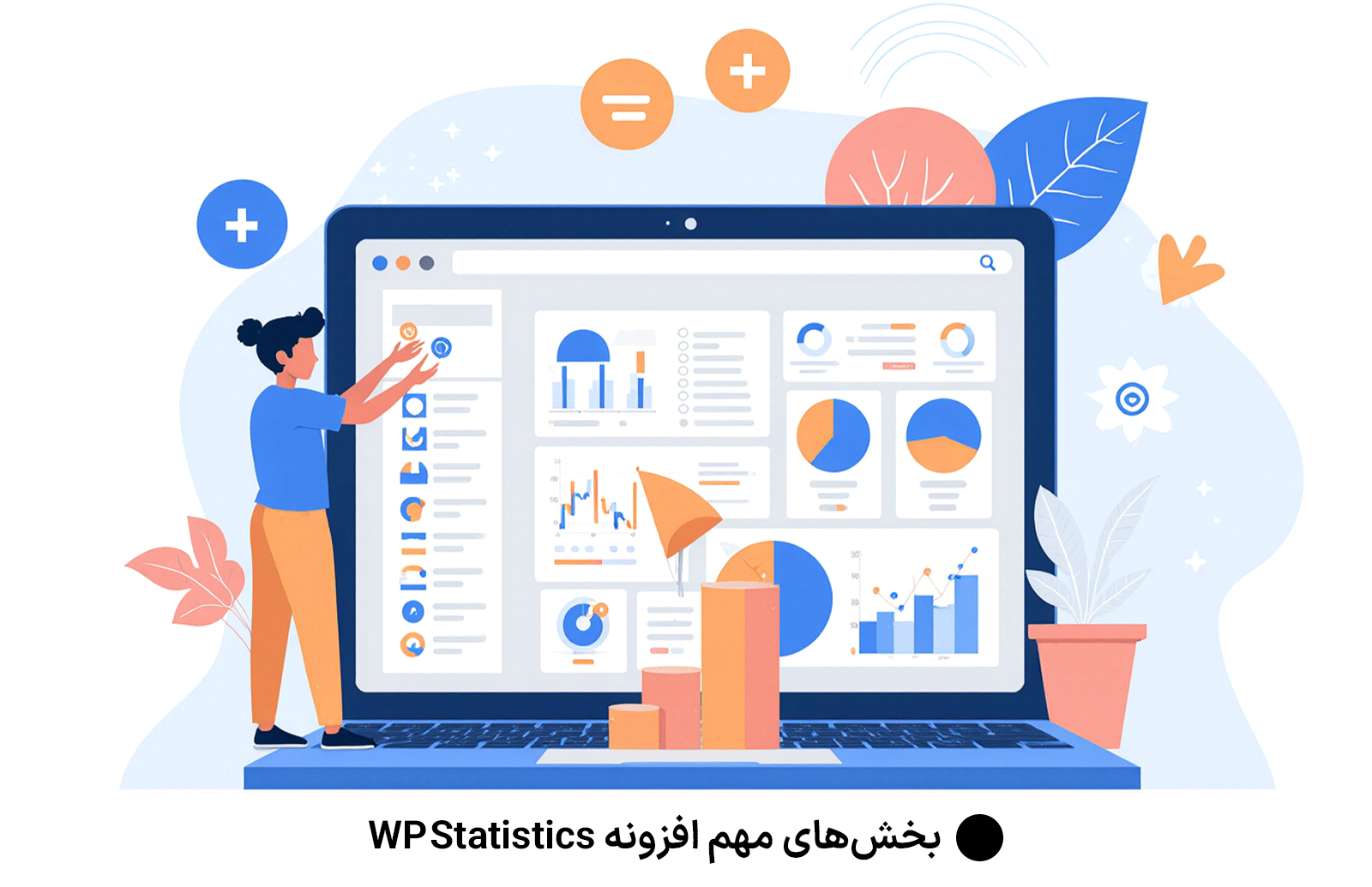 بخش‌های مهم افزونه WP Statistics