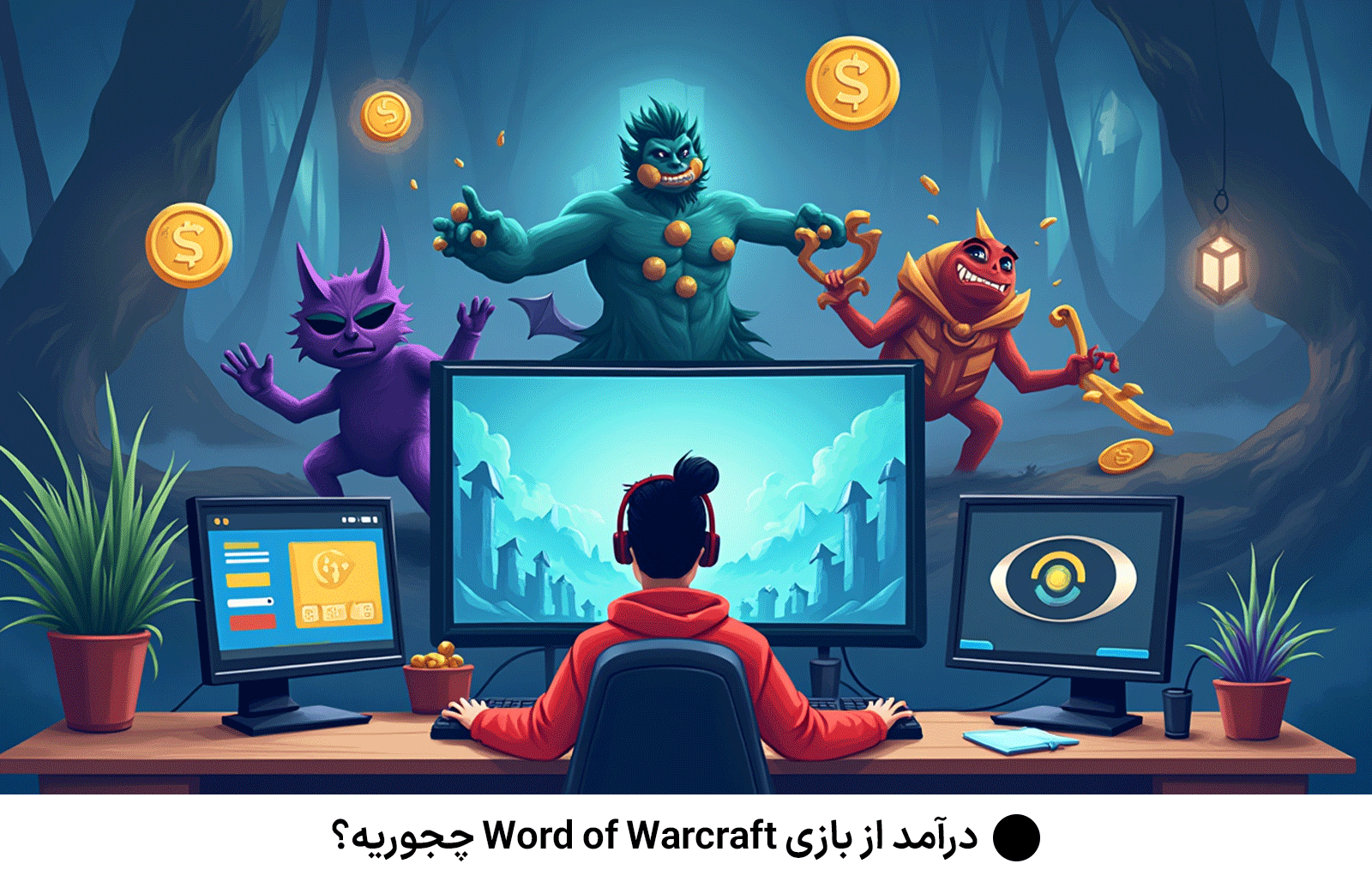 درآمد از بازی Word of Warcraft چجوریه؟