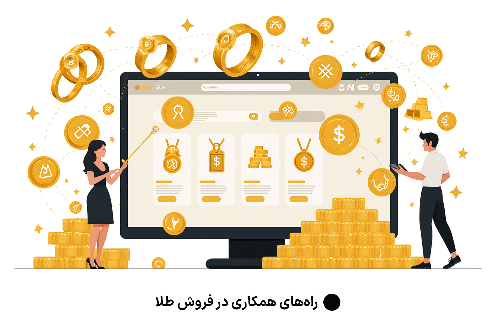 راه‌های همکاری در فروش طلا