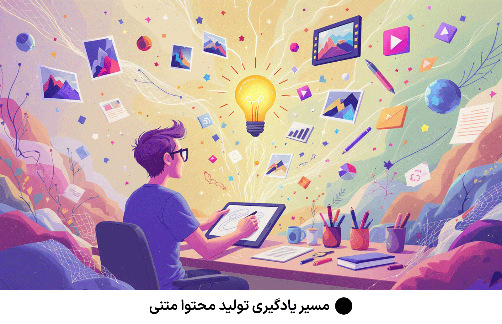 مسیر یادگیری تولید محتوا متنی