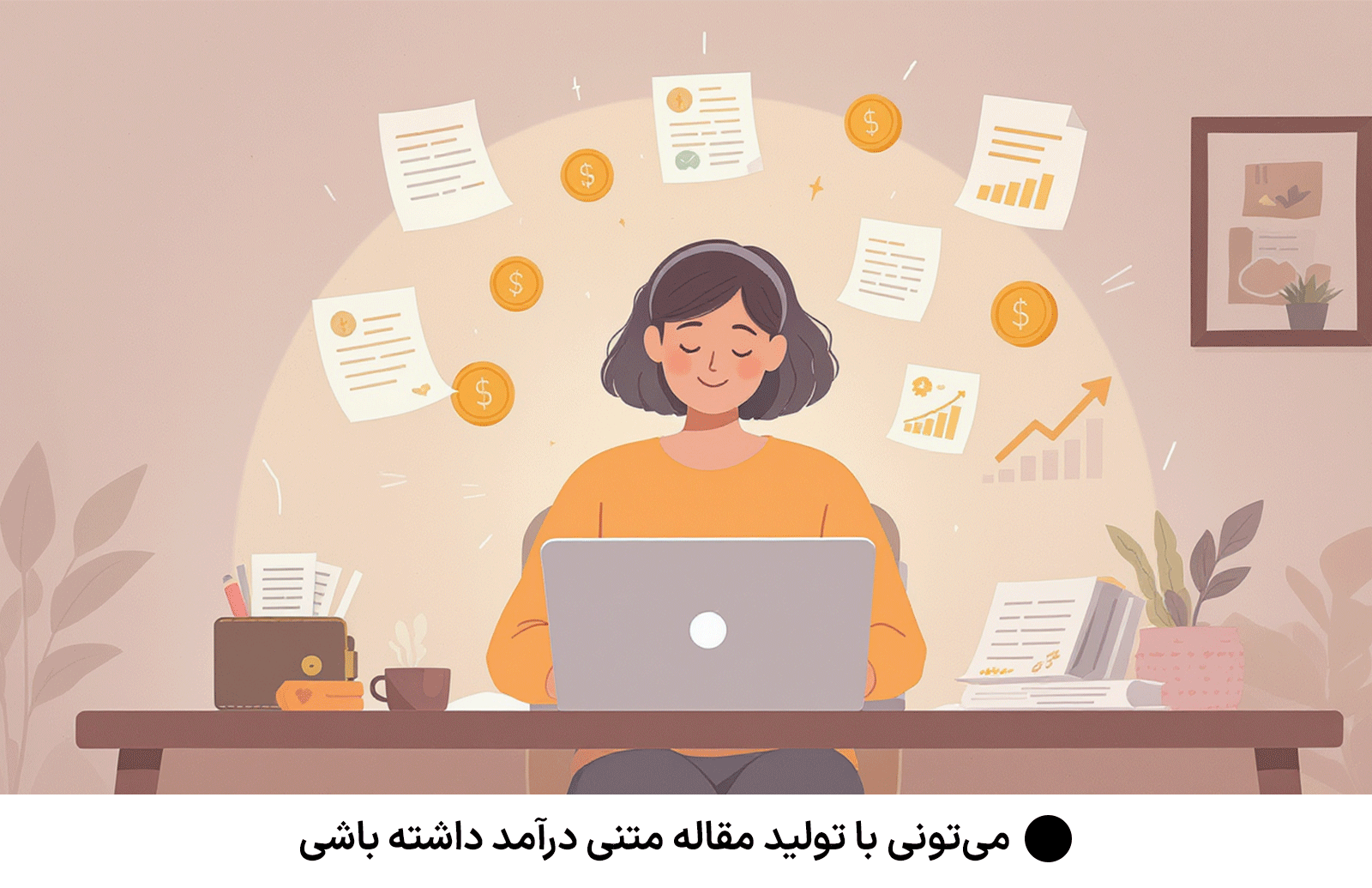 می‌تونی با تولید مقاله متنی درآمد داشته باشی