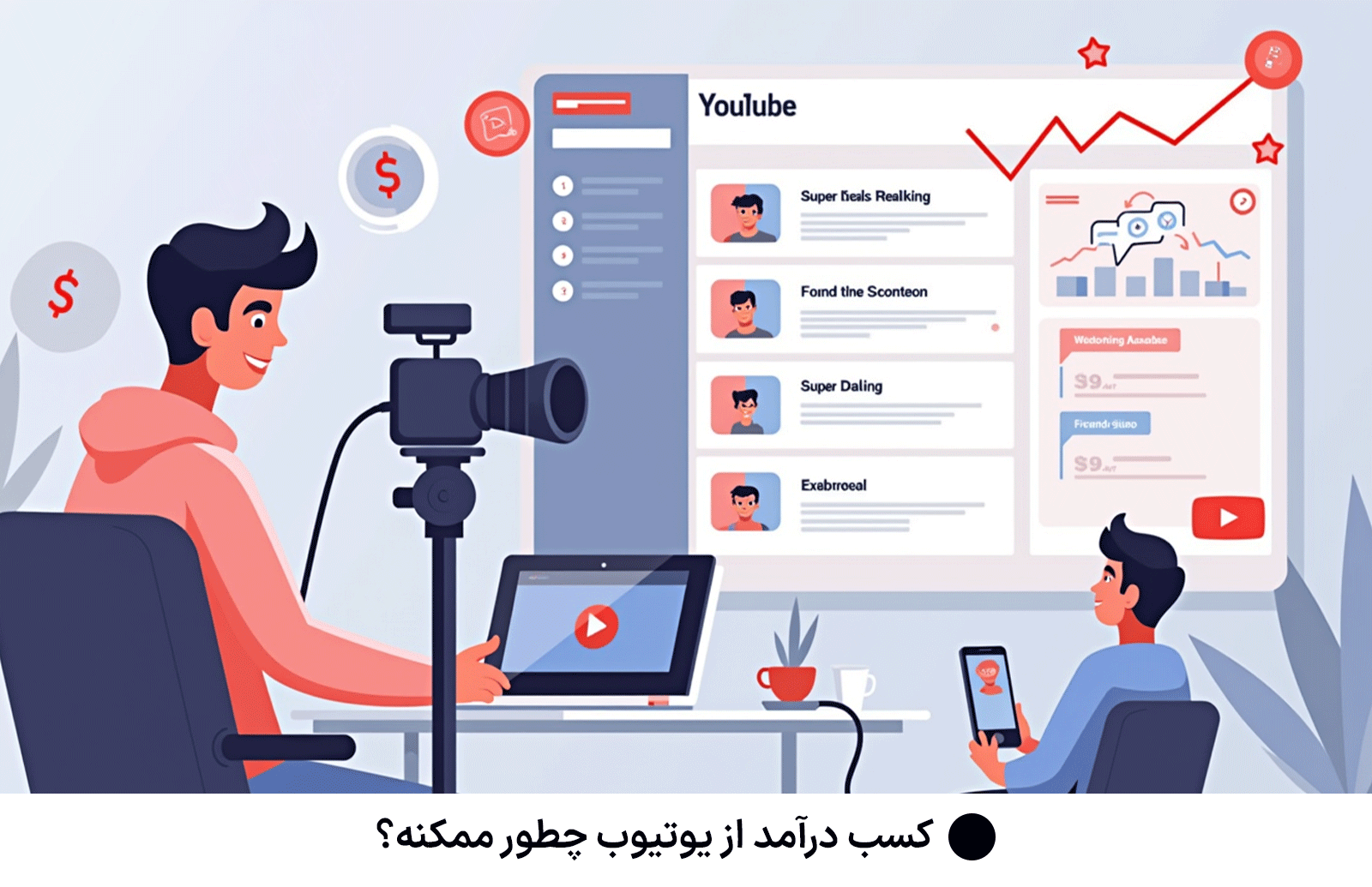 کسب درآمد از یوتیوب چطور ممکنه؟