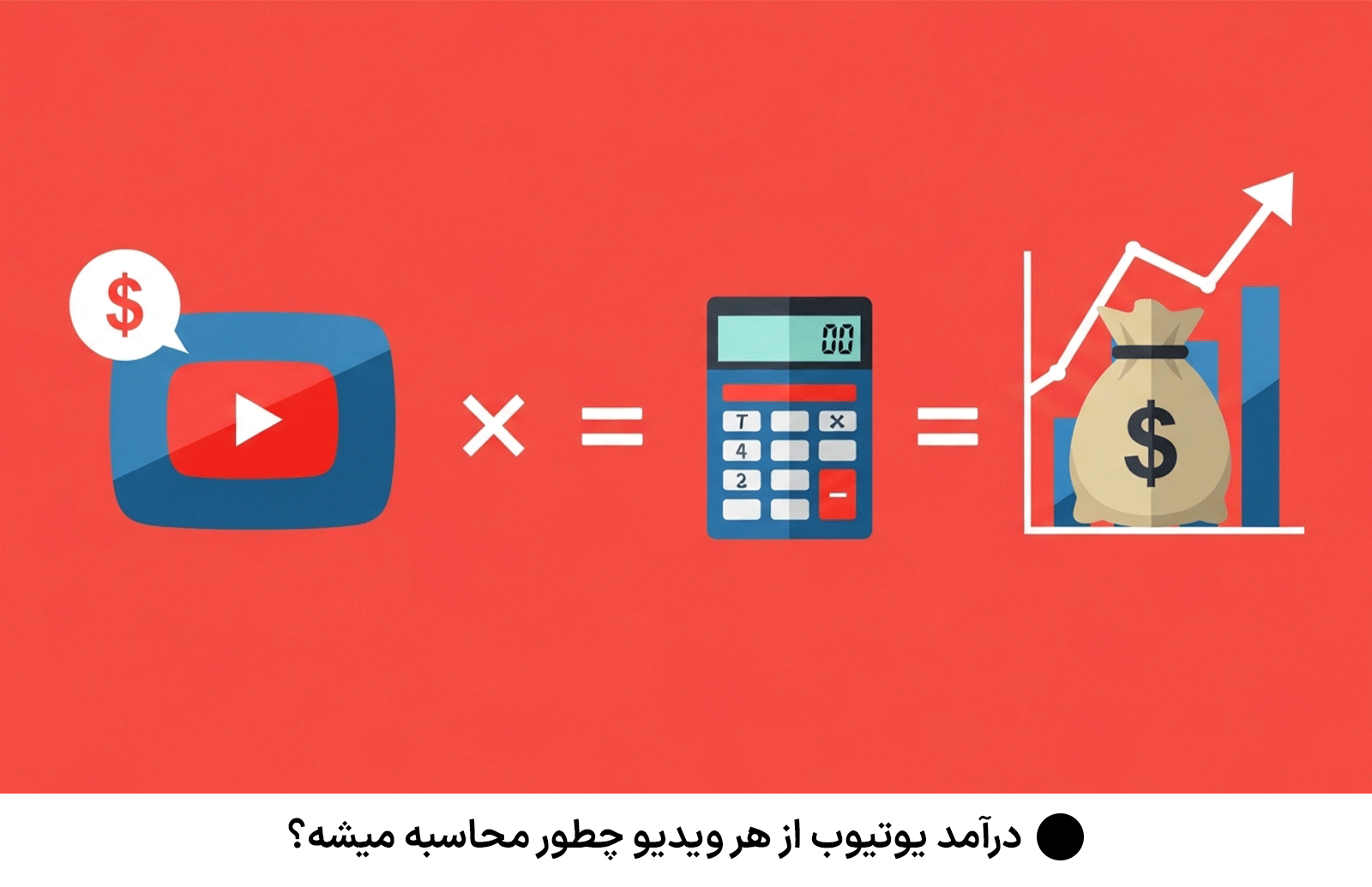 درآمد یوتیوب از هر ویدیو چطور محاسبه میشه؟