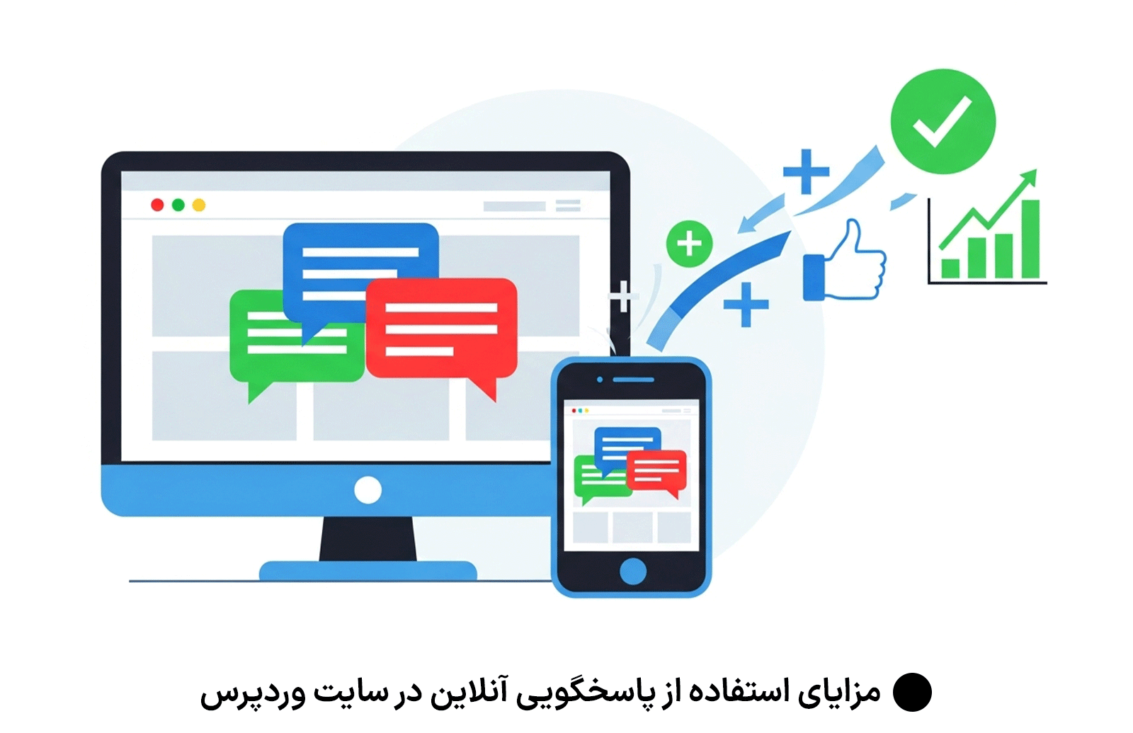 مزایای استفاده از پاسخگویی آنلاین در سایت وردپرس