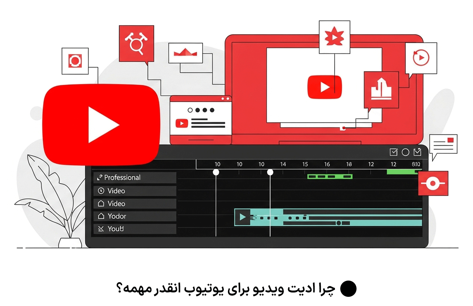 چرا ادیت ویدیو برای یوتیوب انقدر مهمه؟